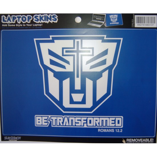 غلاف لابتوب- لون أزرق (Be transformed)