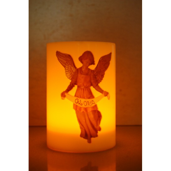 شمع مع بطارية (الملاك مع جلوريا) شمع مع بطارية (الملاك مع جلوريا)