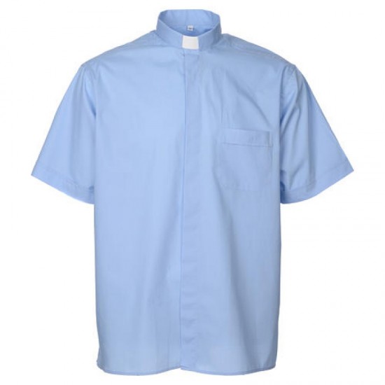 قميص كهنة YJHP ازرق فاتح صيفي