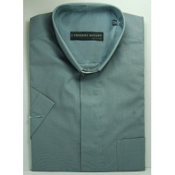 قميص كليرجي (لون سكني غامق- كم قصير-XL)