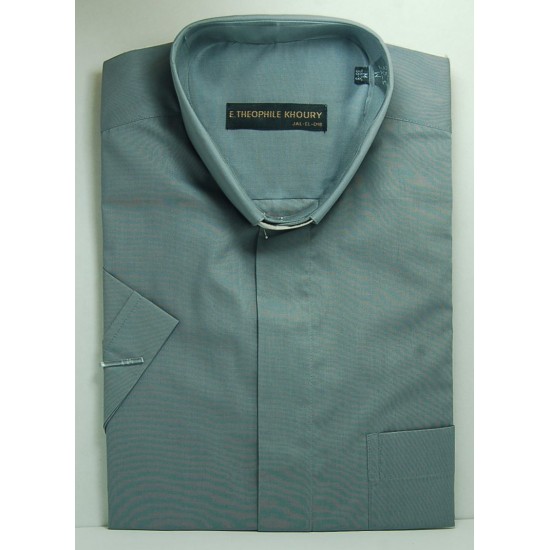 قميص كليرجي (لون سكني غامق- كم قصير-M) قميص كليرجي (لون سكني غامق- كم قصير-M)