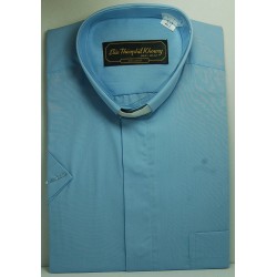 قميص كليرجي (لون أزرق-كم قصير-L) 