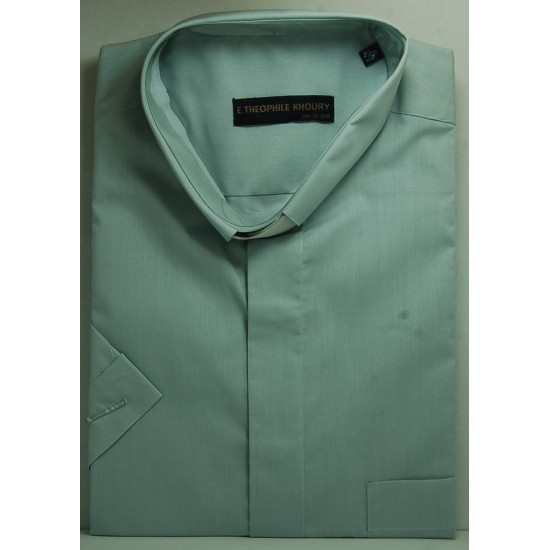 قميص كليرجي (لون سكني فاتح-كم قصير-L3)  قميص كليرجي (لون سكني فاتح-كم قصير-L3)