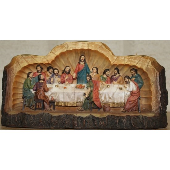 العشاء السري مع شموع