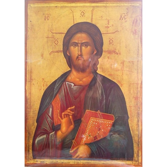 أيقونة المسيح حامل الإنجيل ويبارك 1 (بيزنطي)  أيقونة المسيح حامل الإنجيل ويبارك 1 (بيزنطي)