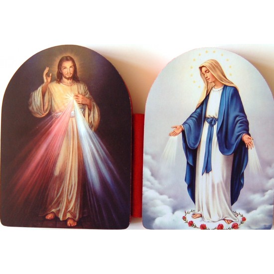 أيقونة مزدوجة من خشب  أيقونة مزدوجة من خشب