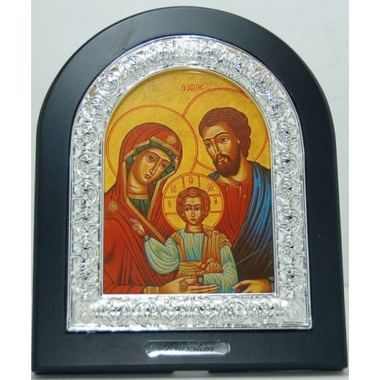 برواز طاولة من خشب ومعدن (العائلة المقدسة - بيزنطي). برواز طاولة من خشب ومعدن (العائلة المقدسة - بيزنطي).