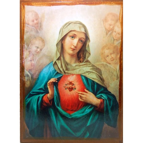 أيقونة قلب مريم الطاهر 