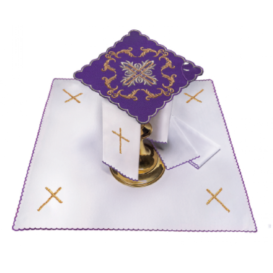 طقم مناديل للاواني صليب مزخرف طقم مناديل للاواني صليب مزخرف