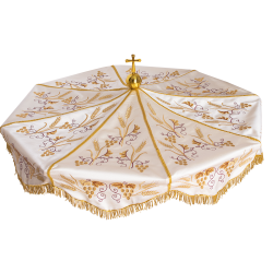 شمسية دائرية للقربان - عنب ذهبي