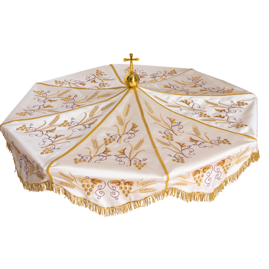 شمسية دائرية للقربان - عنب ذهبي