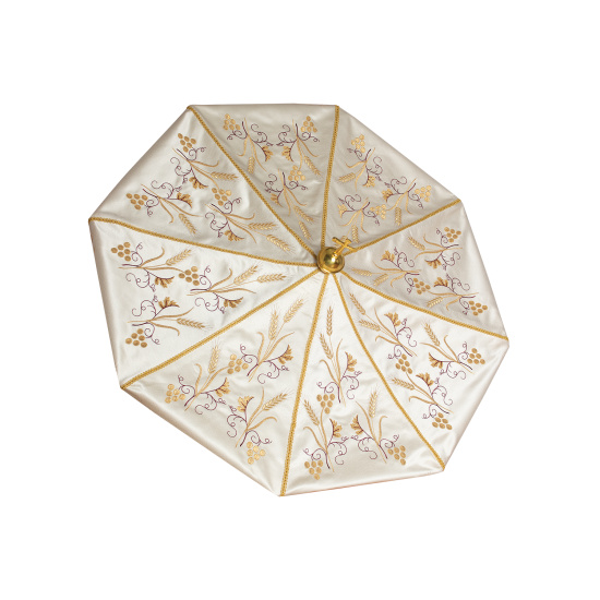 شمسية دائرية للقربان - عنب ذهبي