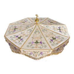 شمسية دائرية للقربان - بنفسجي