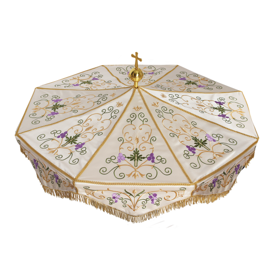 شمسية دائرية للقربان - بنفسجي