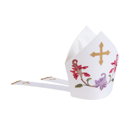 - تاج أسقف 9007  مع صليب ذهبي