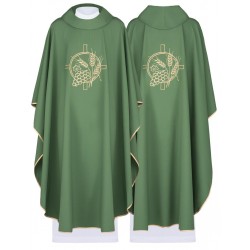 بدلة قداس اخضر - قمح وعنب بدلة قداس اخضر - قمح وعنب