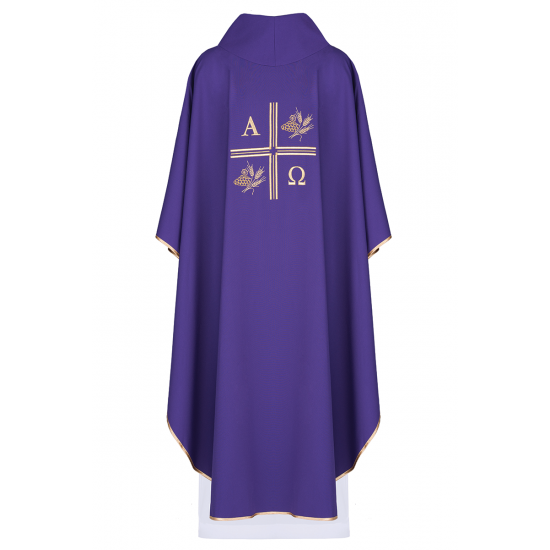 بدلة قداس بنفسجي - الفا واوميغا بدلة قداس بنفسجي - الفا واوميغا