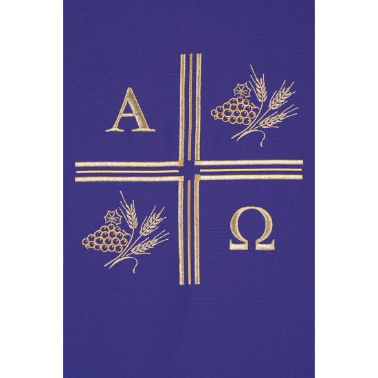 بدلة قداس بنفسجي - الفا واوميغا بدلة قداس بنفسجي - الفا واوميغا