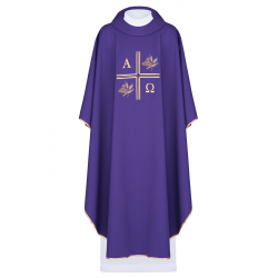 بدلة قداس بنفسجي - الفا واوميغا بدلة قداس بنفسجي - الفا واوميغا