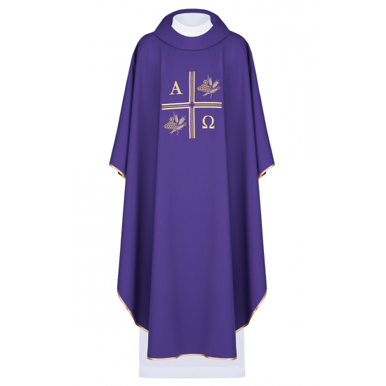 بدلة قداس بنفسجي - الفا واوميغا بدلة قداس بنفسجي - الفا واوميغا