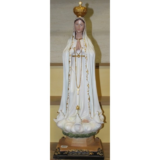 تمثال عذراء فاتيما مع الحمام 80سم