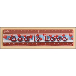 مسطرة God is love  