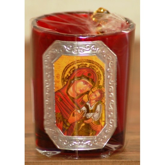 كأس مع صورة ايقونة