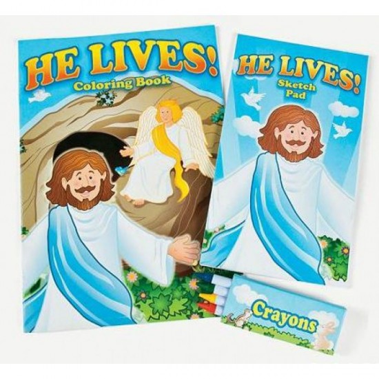 دفتر تلوين He lives 