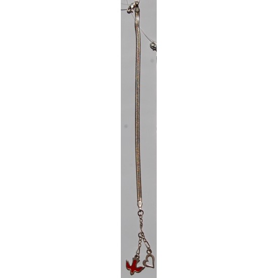 اسوارة فضة الروح القدس مع قلب