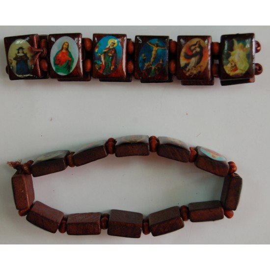 أساور أطفال مع صور قديسين