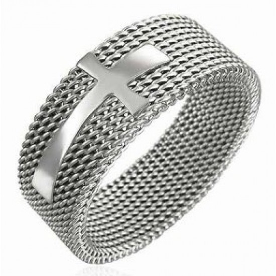 خاتم فضي مشبك (حجم 7) خاتم فضي مشبك (حجم 7)