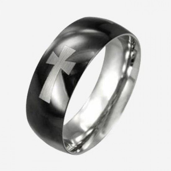 خاتم اسود سميك (حجم 7) خاتم اسود سميك (حجم 7)