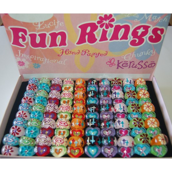 خاتم عضم ملون للبنات (حجم 8+7+6+5) خاتم عضم ملون للبنات (حجم 8+7+6+5)