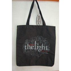 حقيبة بناتي من قماش مع آيات إنجيلية بالإنجليزي (لون أسود The light)